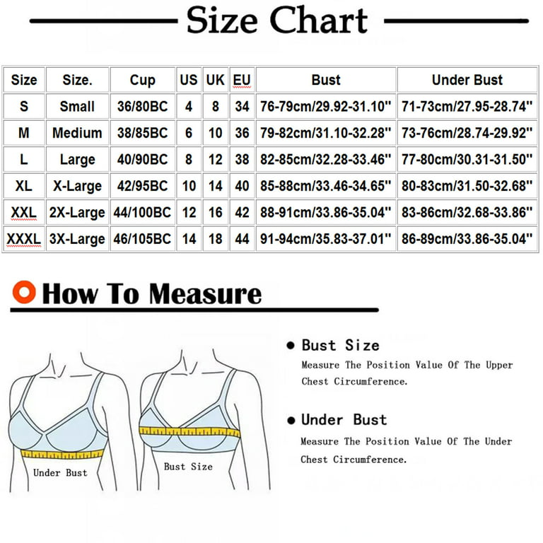 AIEOTT Wirefree Bras for Women ,Plus Size Adjustable Shoulder Straps Lace  Bra Wirefreee Extra-Elastic Bra Active Yoga Sports Bras 36B/C-46B/C, Summer  Savings Clearance 