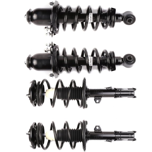 SCITOO - Front and Rear Complete Strut & Coil Spring Assembly Fits 2005-2010 for Scion tC with 172391 172400L 172400R - Set of 4