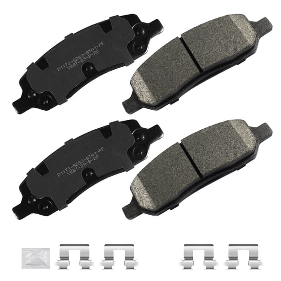 ACB ZONE 4PCS Rear Ceramic Brake Pads for 2006-2011 Buick Lucerne Cadillac DTS