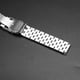 thumbnail image 5 of Correa de acero inoxidable para reloj, correa de malla metálica para reloj, para hombres y mujeres, correa de metal para reloj, 20 mm, color plateado, 5 of 5