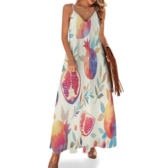 Various Fruits Fine Art Sleeveless Dress Summer Dress Woman 2025