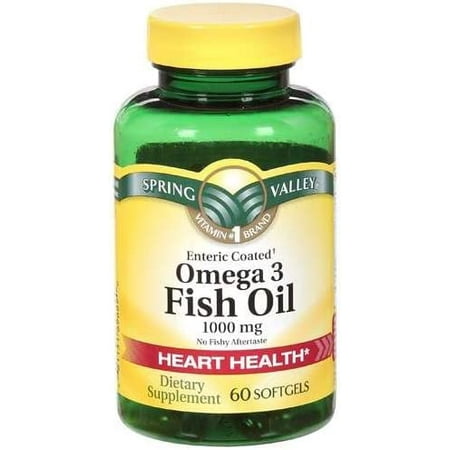 Spring Valley: Omega 3 Fish Oil Dietary Supplement, 60 ct
