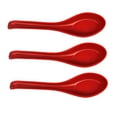 thumbnail image 4 of NUOLUX 3Pcs Large Spoons For Serving Rounded Plastic Scooping Soup And Rice Traditional Design Home Use, 4 of 8