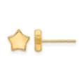 thumbnail image 1 of 14K Yellow Gold Polished Star Post Earrings, 1 of 3