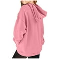 thumbnail image 5 of Eltusu Girls Pullover Hoodies, Long Sleeve Casual Loose Solid Color Girls Sweatshirts Pink Size 7-8 T, 5 of 5