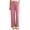 Pink, variant on Lmnyox Wide Leg Pants for Toddler Kids Casual Loose Pull On Pants Plain Athletic Trousers with Pockets