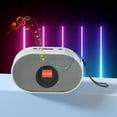 thumbnail image 1 of Wireless Bluetooth Speaker-color Ambience Light Subwoofer Desktop Bluetooth Speaker, 1 of 7
