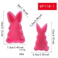 thumbnail image 3 of Cute Rabbit Scented Candle Silicone DIY Plaster Animal Ornament Scented Wax Valentine's Day Scented Wax Making, 3 of 7