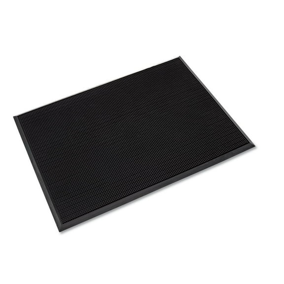 Crown MA FG62BK 36 in. x 72 in. Mat-A-Dor Anti-Fatigue Rubber Mat - Black