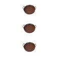 thumbnail image 3 of Wosthever Bandeja tejida Bandejas de almacenamiento de fruta ligero Cesta de almacenamiento retro portátil Sala de estar Goma de flores Type1 NO1, 3 of 6