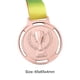 thumbnail image 2 of Medalla de antorcha de recuerdo, aleación de zinc, premio deportivo de competición con correa (cobre)., 2 of 6