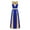 Blue, variant on Alvivi Women Metallic Gold Sleeveless Praise Dance Dress Full Length Liturgical Worship Costume Black M