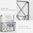 thumbnail image 4 of Wall-mounted Magazine and Newspaper Storage Rack for Home Bedroom - Modern Hanging Book Display Rack, 4 of 4