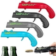 thumbnail image 1 of Beer Cap Launcher & Bottle Opener - Creative Beer Opener Cap Gun, Funny Shooter for Drinking Games, Parties, Bars, BBQs, Carnivals, 1 of 5