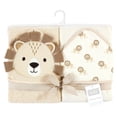 thumbnail image 2 of Hudson Baby Cotton Animal Face Hooded Towel, Lion 2-Piece, One Size, 2 of 4