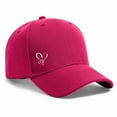 thumbnail image 5 of LSONABXA Hot Pink Baseball Caps for Women Under $5 Women's Baseball Cap UniFashion Cute Trendy Adjustable Hat for Workout Running Muslim Hat, 5 of 5