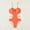 Orange, variant on UTSJKR Women's One Piece Swimsuits Sexy Hollow Out Metal Chain Strap Bikini Bathing Suits High Waist Back Tie Swimwear Hot Pink M