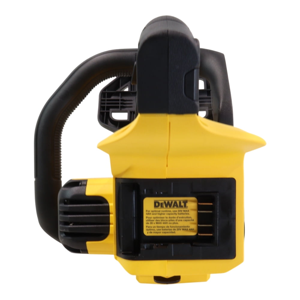 DEWALT 20V MAX* Compact 12 in. Brushless Cordless Chainsaw with Low-Kickback Bar and Chain, Gas-Free Operation for Pruning and Cutting, Battery and Charger Sold Separately (DCCS621B Bare Tool Only)