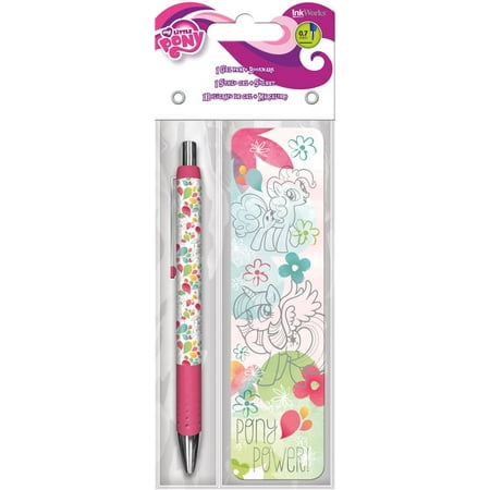 Gel Pen + Bookmark - My Little Pony - Packs Toys Gifts Set Stationery New iw3543