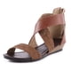 thumbnail image 2 of Zapatos de tacón de cuña tejido para mujer, sandalias con cremallera, sandalias de playa informales, zapatos romanos Wmkox8yii sa1278, 2 of 6