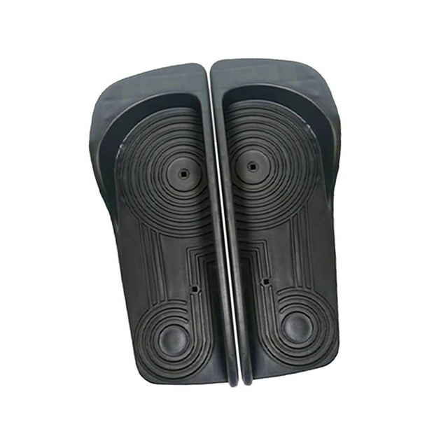 2x pedales de pie de máquina elíptica kusrkot pedales de máquina para caminar entrenamiento de piernas fondo irregular