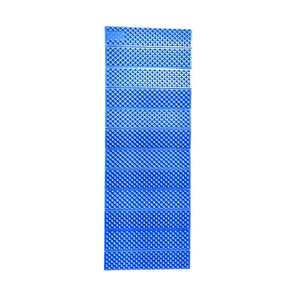 Esterilla de camping, manta de picnic ligera, plegable y compacta, para exteriores azul y negro