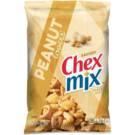 Chex Mix Savory Snack Mix, Peanut Lovers, 8.75 Oz