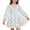 1White37, variant on ANINEO Child Elegant Square Neck Girls Dress With Puffed Sleeves And Flounced Hem High Waist Floral Lace Trim Party Dress For Celebrations Sundress