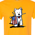 thumbnail image 4 of Inktastic Us Flag Westie T-Shirt, 4 of 5