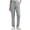 Silver, variant on Qiopertar Women's Solid Color Casual Cargo Pants with Elastic Waist and Pockets Relaxed Fit Workwear Trousers for Travel Beach Vacation, Khaki XXL