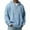Light Blue, variant on Mens Hoodies Quarter Zip Hooded Sweatshirts Pullover Casual Crewneck Knit Texture Hoodie Jackets Long Sleeve Solid Men Fall Winter Outwears with Pocket