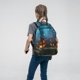 thumbnail image 5 of Balery Spooky Halloween Mochila ligera para hombre y mujer: duradera e impermeable, ideal para la escuela, el trabajo, viajes y uso diario., 5 of 7