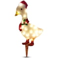 thumbnail image 3 of Navidad Iluminada Ornamento Bufanda Resina Artificial Escultura Decoración Césped Corredor Decoración Decoración Holiday Party Prop Craft Regalo L Methold HA010003-01B, 3 of 6