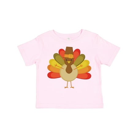 

Inktastic Thanksgiving Pilgrim Turkey Holiday Boys or Girls Toddler T-Shirt