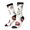 3 Black, variant on Watercolor Ladybug Print Adult Socks for Men & Women,Calf Socks, Ankle Socks,Boots Socks,Breathable Casual Sock,Unisex Crew Socks