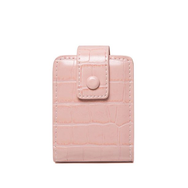 Bolsa de maquillaje con espejo para mujer, neceser de viaje con patrón de cocodrilo, Mini organizador de aseo, estuche de maquillaje LIUWENJING unisex
