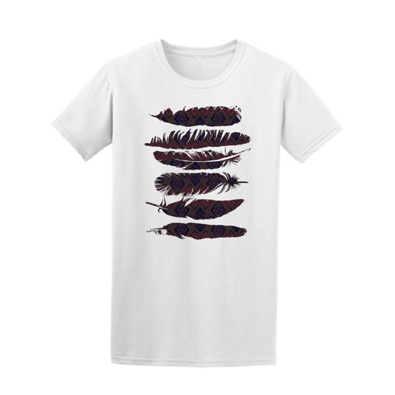 Ethnic Feathers Tee. Men's-Image by Shutterstock