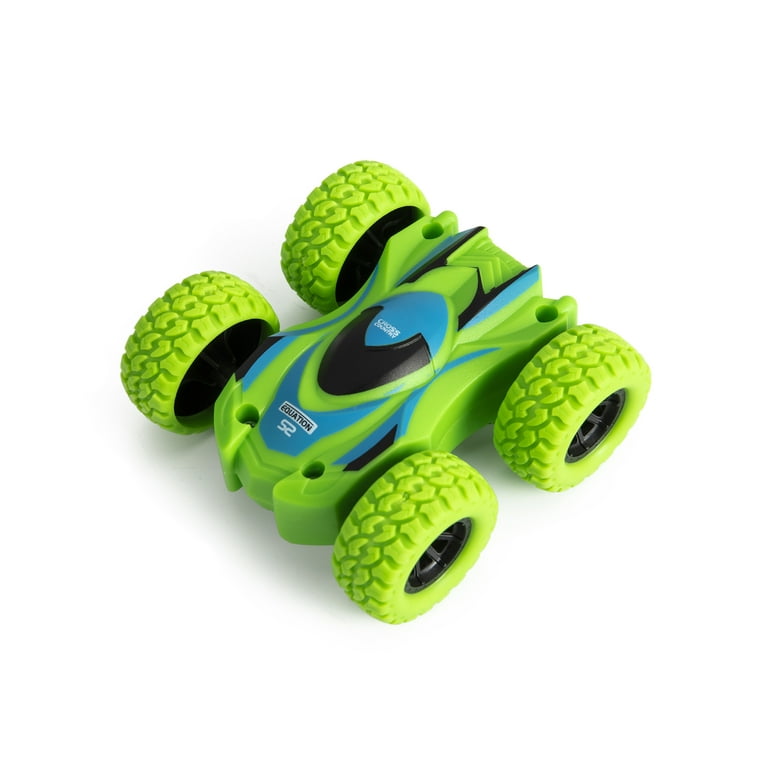 KingShop 4 Pack Inertia Cars Toy Double-sided Friction Power Car
