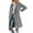 Gray, variant on Womens Edgy Jacket Women Woolen Jacket Fall and Winter Fashion Long Coat Fall Wool Peacoat Shawl Collar Coat Jackets for Women Denim Casual Polyester Khaki S