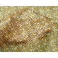 thumbnail image 4 of oneOone Silk Tabby Fabric Floral Block Printed Fabric 1 Yard 42 Inch Wide, 4 of 4