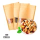 thumbnail image 2 of 100 Bolsa Stand Up Pouch Kraft Ventana Pie Resellable 60gr, 2 of 8
