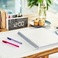 thumbnail image 3 of Kugisaki Digital Alarm Clock LED Mirror Clock Large Display Modern Electronic Clock for Bedroom Home Living Room Office, 3 of 9