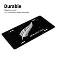 thumbnail image 5 of New Zealand `Silver Fern` Flag License Plate 6x12 Inch Thickening Aluminum Metal Decorative License Plates, Universal Fit For Trucks, Suvs, Vehicles, 5 of 7