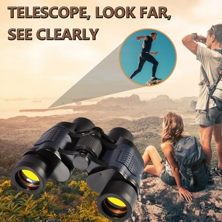 SDJMa Night Vision Binoculars for Adults 10x Professional Waterproof High Power Optical Telescope for Stargazing Bird Watching Concerts Football Sightseeing Hunting with Carrying Bag