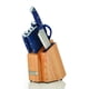 thumbnail image 2 of Juego de bloques de cuchillos Farberware Edgekeeper, 14 piezas, azul marino, 2 of 8