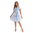 thumbnail image 3 of Large Size German Oktoberfest Maid‘s Dress Short-Sleeved Printed Beer Dress Stage Performance Dress, 3 of 7