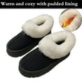 thumbnail image 3 of Women's Slippers Comfortable Memory Cotton Nude Boots Warm Plush Faux Fur Lining Anti-slip Waterproof Outdoor Short Boots, 3 of 7