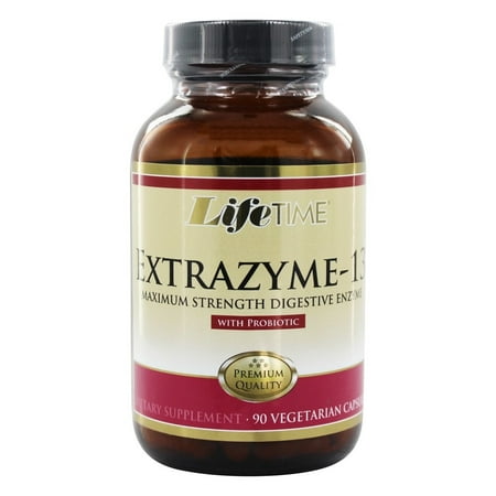 LifeTime Vitamins - Extrazyme-13 with Probiotic Maximum Strength Digestive Enzyme - 90