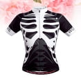 thumbnail image 3 of EeaseCA Men's Breathable Shirts Fast Drying Skeleton Pattern Short Sleeve Biker Jerseys Cycling Gear Size XL, 3 of 7