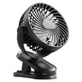 thumbnail image 1 of Ventilador Clip K6 Mini Ventilador Escritorio Con Clip para Coche Recargable USB Gran Capacidad Batería Dual Silenciosa Larga Duración (negro), 1 of 9